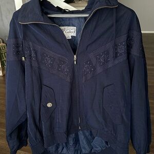 Gallery Sport Navy Jacket with Embroidery